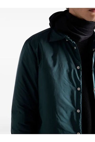 Prada Sport Re Nylon Pocket Detailed Metal Logo Jacket