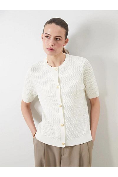 LC Waikiki LCWAIKIKI Cardigan clasic pentru femei, cu decolteu, cu model (W5)