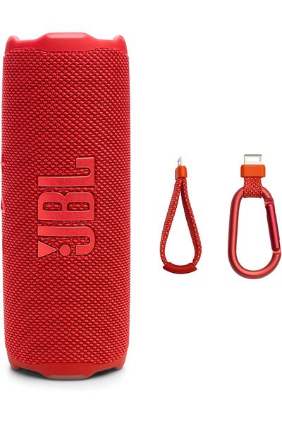 JBL Flip 7 - مكبر صوت محمول مقاوم للماء والسقوط، صوت احترافي قوي مع تعزيز الصوت بالذكاء الاصطناعي، 16 ساعة