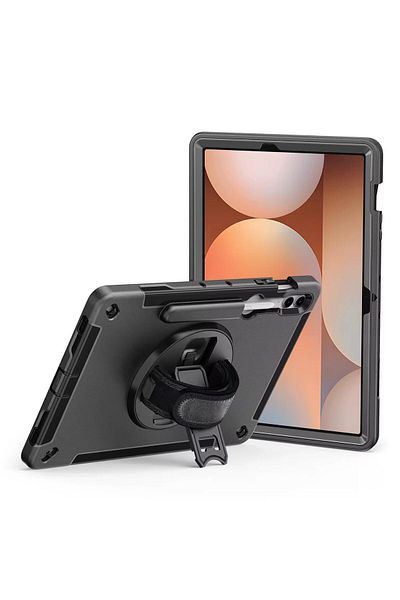 Cat - Cot Cat-Cot 360 Rotation Three Layers Protection With Shoulder Strap, Samsung Galaxy Tab S9+/S9FE+/S10+