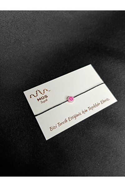 Mos Tespih Letter O Adjustable Drawstring Luck Bracelet