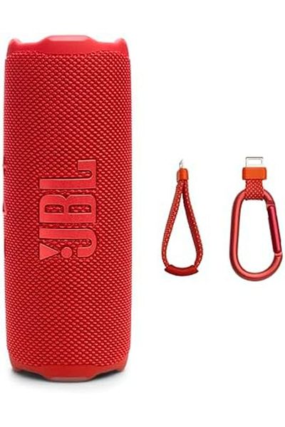 JBL Flip 7 - مكبر صوت محمول مقاوم للماء والسقوط، صوت احترافي قوي مع تعزيز الصوت بالذكاء الاصطناعي، 16 ساعة