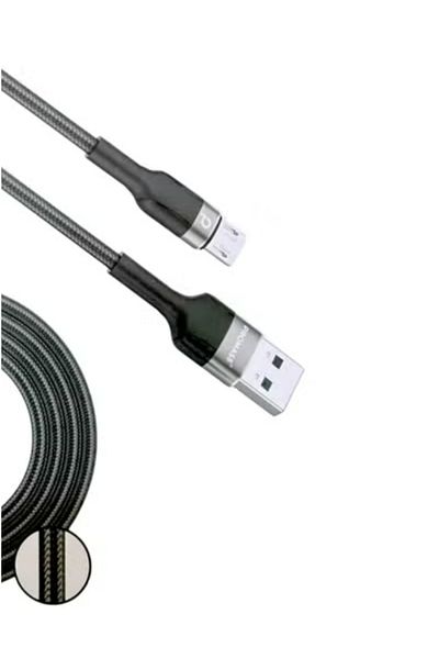 Promass كيبل كار بلاي كيبل شاحن USB A الى مايكرو 1 متر, متوافق مع اجهزة الاندرويد و ايضاً يدعم شحن يد سوني 4