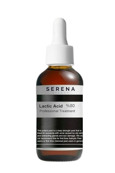 serena beauty 80% Lactic Serum & Chemical Peeling & for Spots & Skin Peeler & Removes Dead Skin