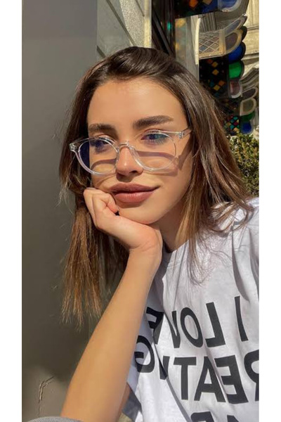 TAŞ DEVRİ HEDİYELİK Şeffaf kemik gözlük
