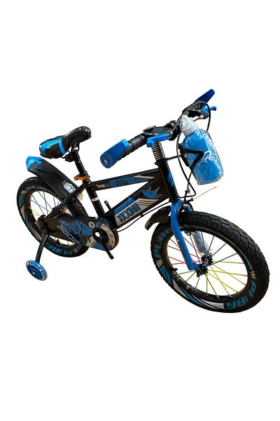 OEM Pedal bike for children 2-4 years old, front and rear brakes, with silicone training wheels