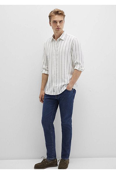 Mavi Men's White M0211712-90938 Long Sleeve Shirt