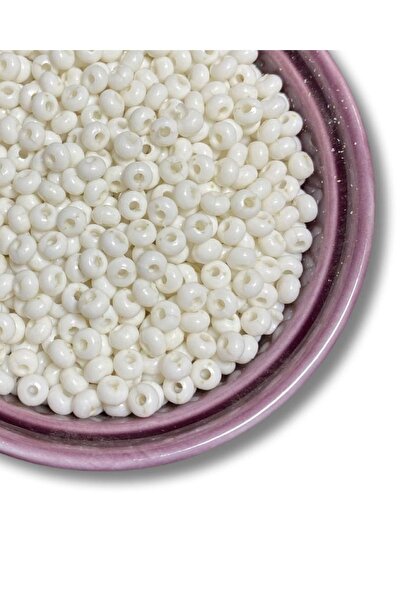 Aslan Online بيكسل أبيض - حبات رمل أكريليك - ( 25 جرام - متوسط 350 حبة )