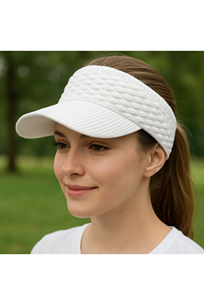 Lunisera Women's Summer Knitted Visor Hat Uv50+ Sun Protection