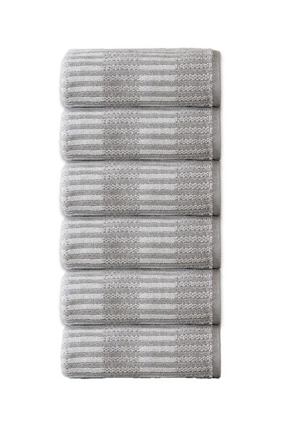 Özdilek Striscai 50X90 cm Hand-Face Towel Set of 6