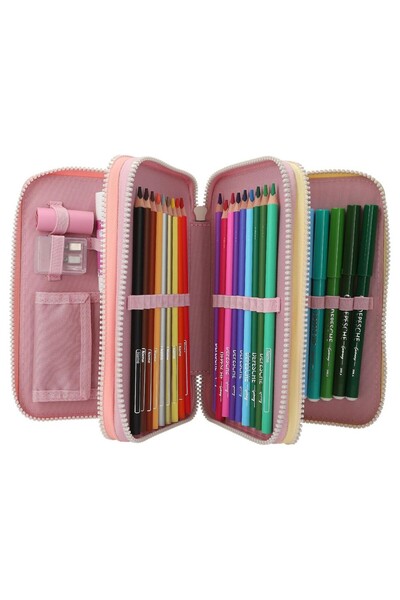 Top Model Ylvi Rainbow 3 Layer Pencil Bag with Inside