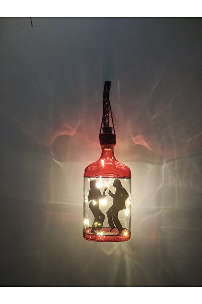 Hobby Dizayn Handmade Decorative Pulp Fiction Sticker Bottle Sconce