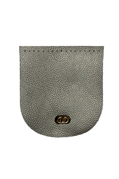 knitme Capac pentru geantă cu închidere 18*20-Argintiu