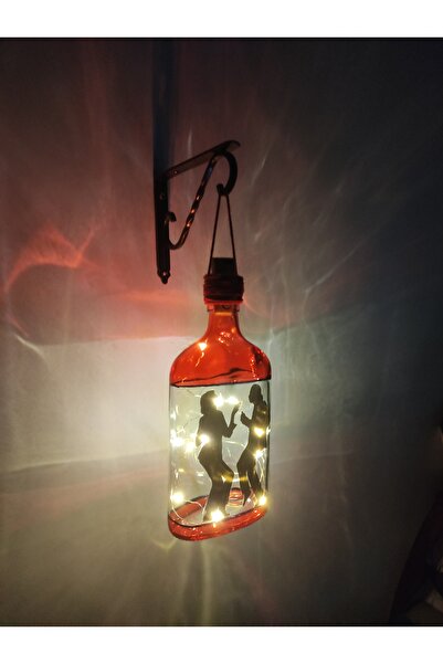 Hobby Dizayn Handmade Decorative Pulp Fiction Sticker Bottle Sconce