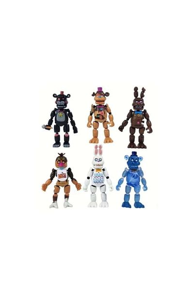 OEM Set 6 Figurine Freddy, multicolor, 12 cm