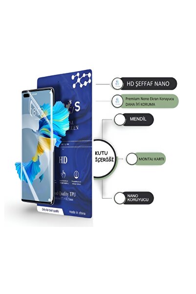 tkgz HONOR 30 LİTE Uyumlu NANO Ekran Koruyucu Esnek ULTRA İnce HD ŞEFFAF - Um...