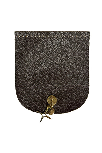 knitme Capac pentru pungă cu închidere 18*20 - Maro închis Star