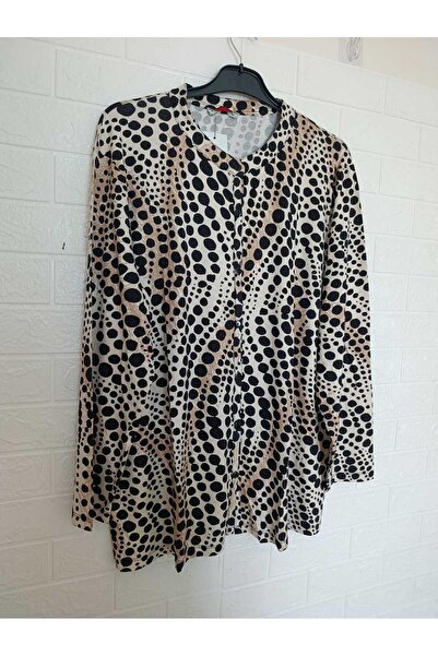 anne moda ankara 1. Quality, Full Summer, Buttoned, Long Sleeve, Large Size, Viscose Shirt