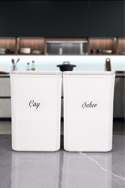 naturelove صندوق تخزين سكر الشاي سعة 3 لتر من الأكريليك مع غطاء مفرغ