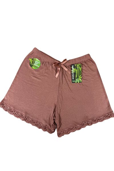 BUTİK1AVM Women's Pajama Bottoms 100% Bamboo Shorts Boxer Ultra Stretchy Comfortable Breathable Fabric
