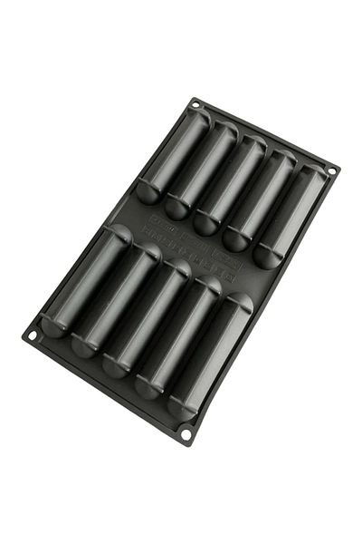 Pavoni Forma din silicon 3D pentru monoportii, Pill, 10 cavitati, 300x175mm, 117x24,5x19,5mm, 40 ml