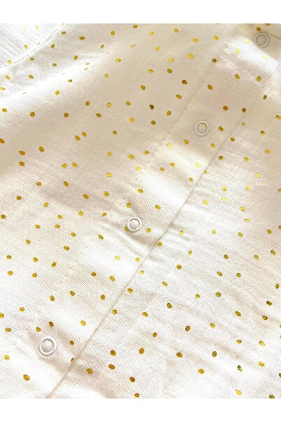 Zezig Goldie Ecru 3 Piece Muslin Newborn Mevlid Set