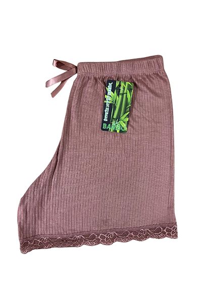 BUTİK1AVM Women's Pajama Bottoms 100% Bamboo Shorts Boxer Ultra Stretchy Comfortable Breathable Fabric