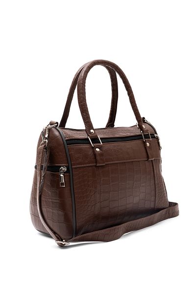 fubileather Genuine Leather Mother Bag with Shoulder Handle Strap