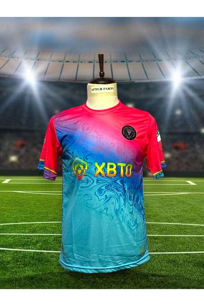 After Party Tricou de fotbal Messi New Season Inter/miami cu design special (ROZ ALBASTRU) vs maiou sport AG