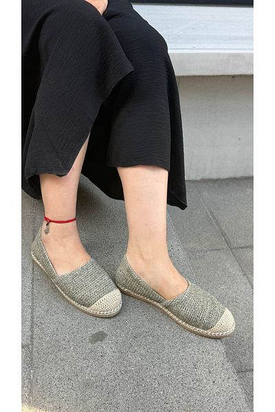 ASKA Shoes Women's Rice Print/ Linen/Wicker Material Espadrilles