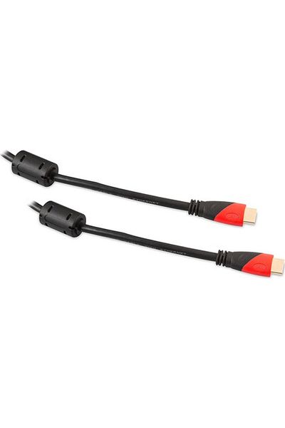 Hytech HY-HDM5 كابل HDMI إلى HDMI 5 م ذهبي الأطراف 24k إصدار 1.4 3D