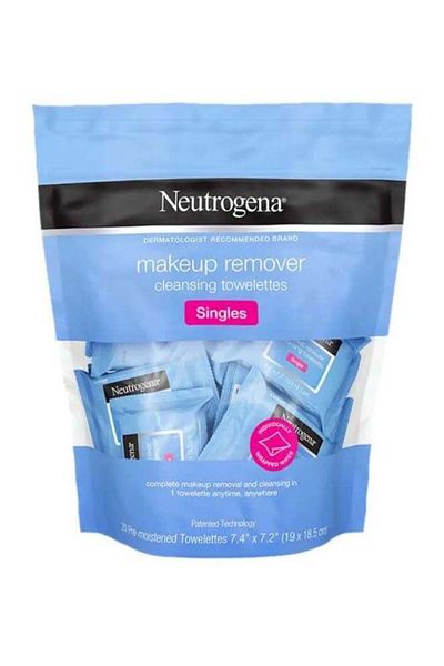 Neutrogena Pack Of 20 Makeup Remover Towelette-Singles White