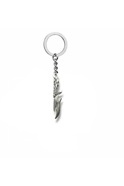 Herşey Nota Hunting Knife Figured Keychain – Zamak Metal Unisex Accessory
