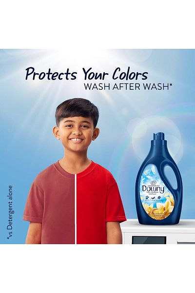 downy Vanilla & Musk Fabric Conditioner, 2 x 1 Litre