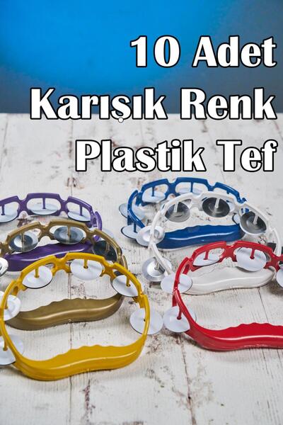 Dantelux 10 Adet Karışık Renkli Plastik Tef