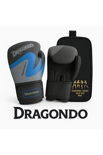 Dragondo Dynamite Kick Boxing Gloves and Boxing Gloves Carry Bag Set