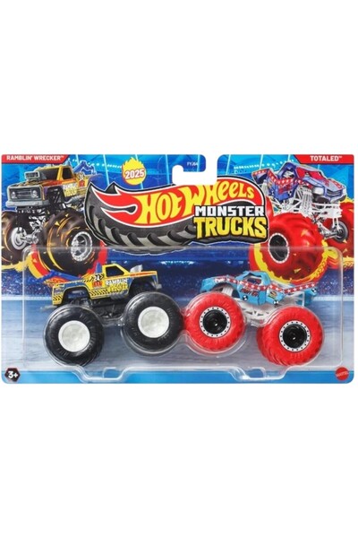 HOT WHEELS RAMBLIN' WRECKER Monster Trucks Demolition Doubles