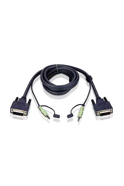 Aten 2L-7D02H Dvi-D Kvm Cablee (1.8 Meters)