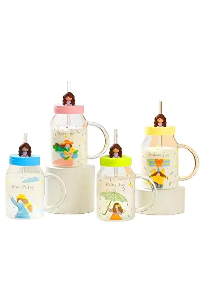 Banadabak Mug Cup 2-441 Glass 4 Models