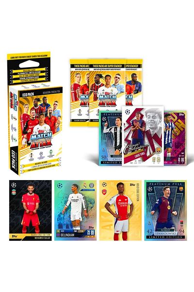 Banadabak Match Attax Footballer Cards Eco Pack 2024-25 3+