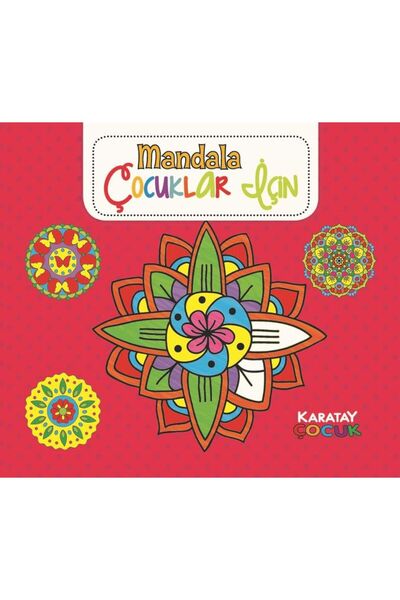 Banadabak كتاب تلوين ماندالا للأطفال باللون الوردي