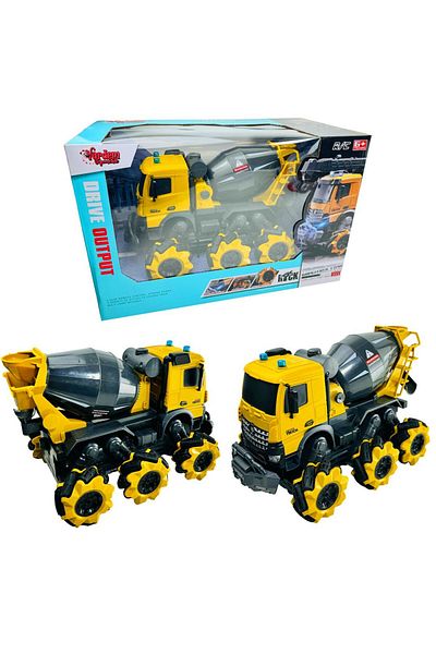 Banadabak Remote Controlled Yj-075-1 Concrete Truck with Sound Light Moving 2.4Ghz 1:14 6+