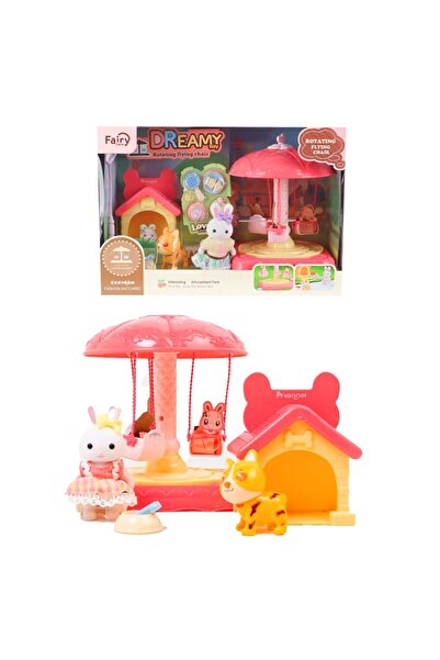 Banadabak Dreamy Mini Rabbit 6660 Rotating Swing Amusement Park 3+