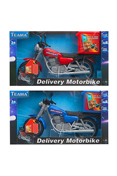 Banadabak Delivery Motorbike 61842 Courier Motorcycle 1:12 3+