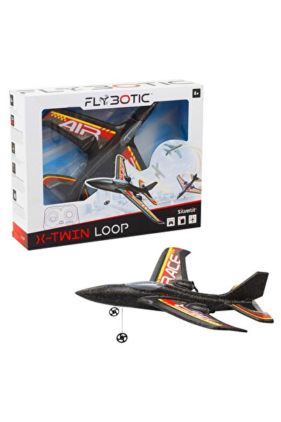 Banadabak طائرة FLYBOTIC يتم التحكم فيها عن بعد 85742 X-TWIN LOOP 3 CHANNEL R...