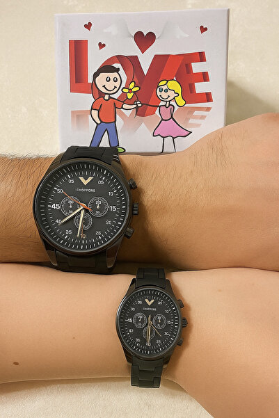 Choppers Sevgili Kombin Seti – Erkek & Kadın Kol Saati”