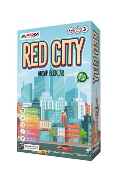 Banadabak ريد سيتي RD5200 مكعبات خشبية 100 قطعة ألعاب ذكاء 3+