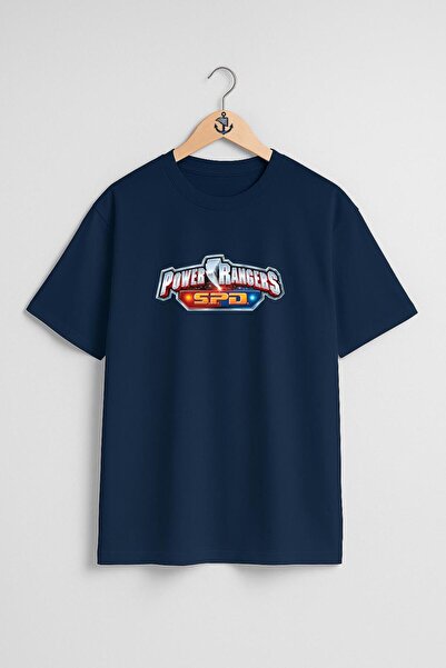 Bahriyeli Collection T-Shirt Unisex cu Design pe Piept, Logo Supradimensionat...