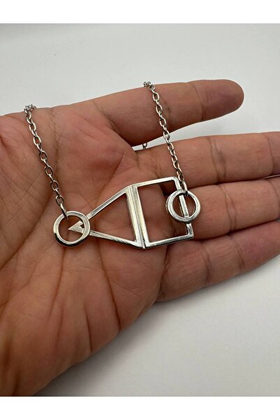 Yuchicly Squid Game Sign Figured Necklace – Zamak Plated Women Men Accessory