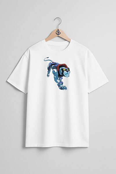 Bahriyeli Collection Μπλουζάκι Unisex με σχέδιο στήθους Voltron Defender Of T...